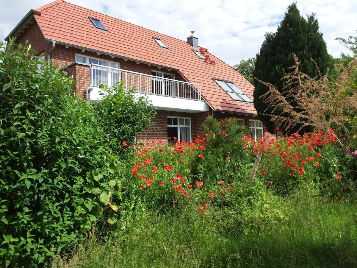 Haus Rosengarten- Ruhige Ferienwohnungen Im Gruenen Sehlen Esterno foto
